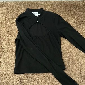 Black Princess Polly top